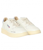 White/Blue Leather Medalist Low Man