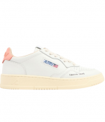 White/Peach Leather Medalist Low Wom