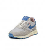 Grey/Light Blue Suede/Pony Reelwind Low Wom