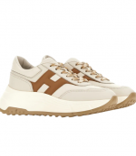 H669 Beige/Brown Leather Allacciato H