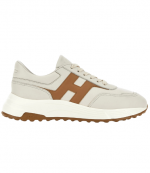 Beige/Brown Leather Hogan Hyperlight Allacciato H