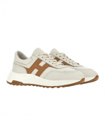 Beige/Brown Leather Hogan Hyperlight Allacciato H