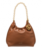 Brown Leather Indie Md Cinch Pouchette Bag