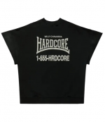 Black Hardcore Muscle Tee