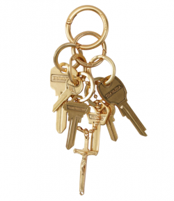 Gold  Staff Key Fobs Keyring