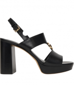 Erin Platform Black Sandal