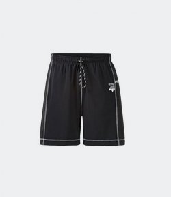 ADIDAS x ALEXANDER WANG BLACK AND WHITE SHORTS