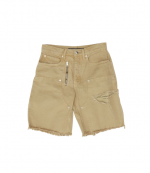Vintage Army Green Mid Rise Carpenter Shorts W/ Zip