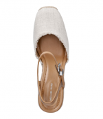 Kenzie  Pale Hemp Wedge