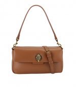 Leather Oxford Tan Crossbody Bag