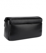 Leather Oxford Black Crossbody Bag