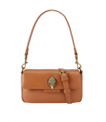 Leather Mini Oxford Tan Crossbody Bag