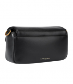Leather Mini Oxford Black Crossbody Bag