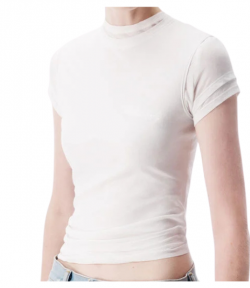 White Layered Ss Top