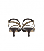 Jaida Chocolate Kitten Sandal