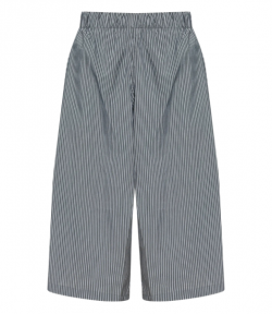 Grey Slouch Shorts Stripes