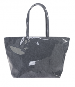Navy Punch Large Tote Bag