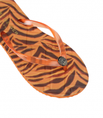 Kensington Q Flip Flop Tan Comp Orange