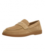 Khaki Suede Leather Wesley Slip On
