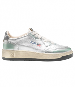 Silver Stone Leather Super Vintage Medalist Low Woman