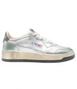 Silver Stone Leather Super Vintage Medalist Low Woman