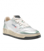 Silver Stone Leather Super Vintage Medalist Low Woman