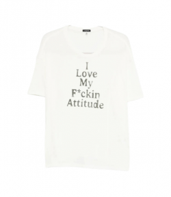 Off-White Fkn Attitude Relaxed T-Shirt