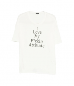 Off-White Fkn Attitude Relaxed T-Shirt