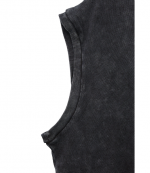 Dark Acid Grey Sleeveless T-Shirt