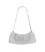 Silver Sac A Main Handbag