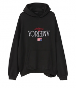 Black Welcome To America Hooligan Hoodie