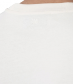 White Cream Small Tonal Embossed Ami De Coeur T-Shirt Jersey