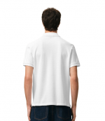 White/Red Ami De Coeur Light Pique Polo Shirt