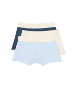 Cream/Ink/Cashmere Blue Three Pack Ami De Coeur Stretch Cotton Boxers