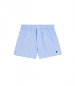 Cashmere Blue/Black With Ami De Coeur Poplin Shorts