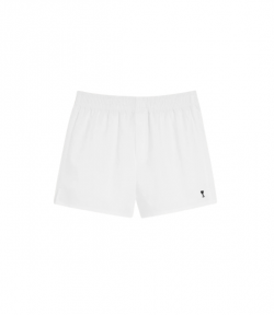 White/Black With Ami De Coeur Poplin Shorts