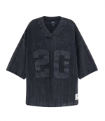 Vintage Grey Knitted Varsity Jacket