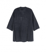 Vintage Grey Knitted Varsity Jacket