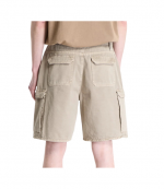 Beige Loaded Cargo Shorts