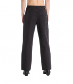 Washed Black Worker Pants