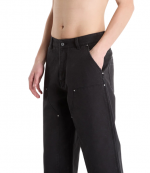 Washed Black Worker Pants