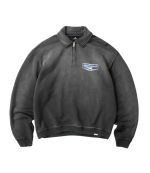 Stained Black Nothing Faster Quarter Zip Sweatshirt