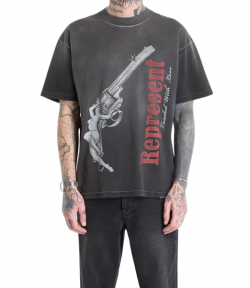 Stained Black Loaded With Love T-Shirt