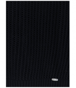 Jet Black Beverly Knit Polo