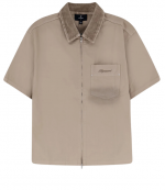 Vintage Khaki Ramona Zipped Shirt