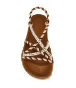 Multicolor Beige Kitza Sandals