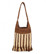 Natural/Brown Praia Small Shoulder Bag