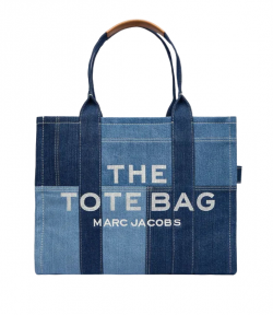 Blue Denim The Large Tote Bag