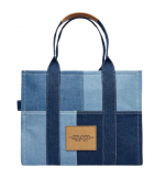 Blue Denim The Large Tote Bag