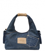 Dark Wash Denim The Pocket Sack Bag